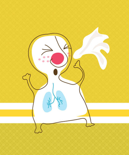 Como tratar resfriado - estornudo