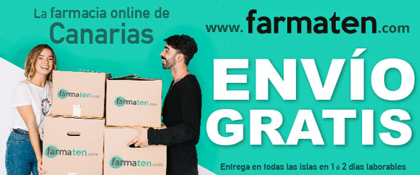 Farmacia online envío gratis Canarias Farmaten