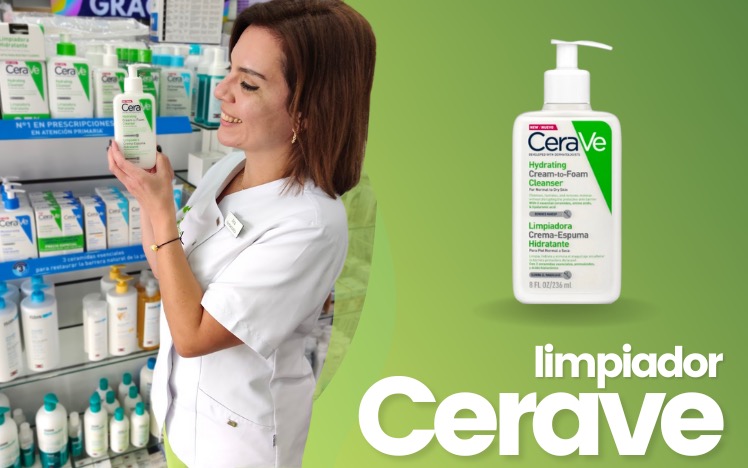 crema espuma hidratante CeraVe limpiador
