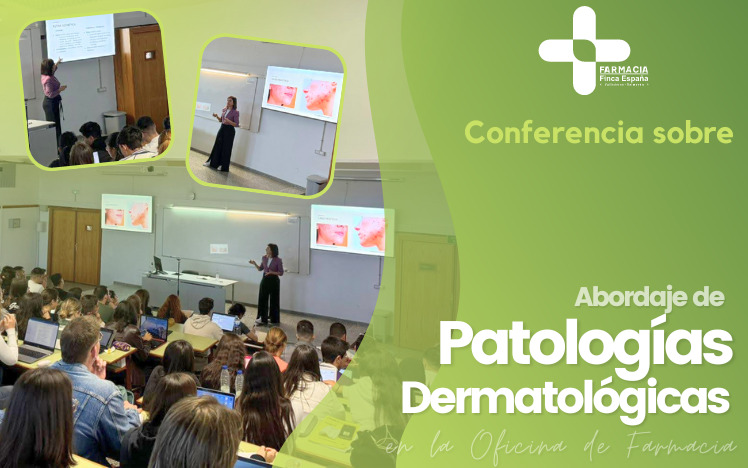 Conferencia de patologias dermatologicas Farmacia de Tenerife