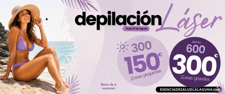Promo bonos laser antes > 50% Zonas pequeñas 150€ Zonas grandes 300€